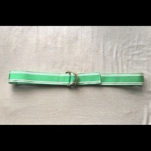 JCrew D-ring ribbon belt.